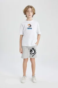 DeFacto Boy Shaquille ONeal Oversize Wide Fit Crew Neck Short Sleeve T-Shirt - Image 5