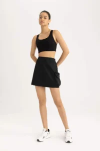DeFacto Standard Fit Sporcu Mini Skirt - Image 2
