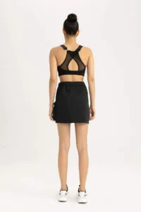 DeFacto Standard Fit Sporcu Mini Skirt - Image 6