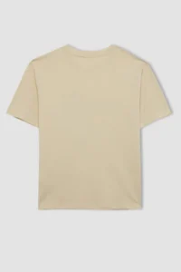 DeFacto Crew Neck Printed Short Sleeve T-Shirt Boy - Image 8