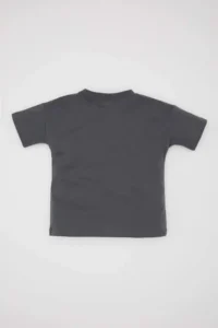 DeFacto Baby Boy Crew Neck Tiger Pattern Short Sleeve T-Shirt - Image 7