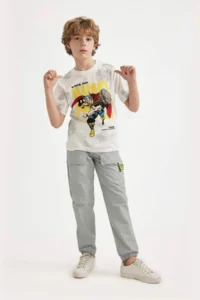 DeFacto Boy's Marvel Comics Crew Neck Short Sleeve T-Shirt - Image 2