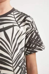 DeFacto Boy's Crew Neck Printed Short Sleeve T-Shirt - Image 4