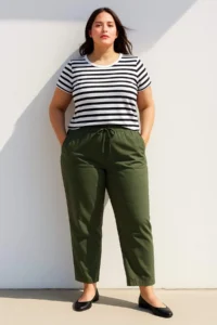 DeFacto Regular Fit Crew Neck Striped Short Sleeve T-Shirt - Image 2