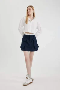 DeFacto A Cut Mini Skirt - Image 3