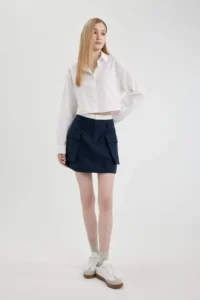 DeFacto A Cut Mini Skirt - Image 4