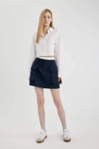 DeFacto A Cut Mini Skirt - Image 5