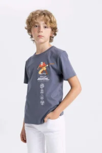 DeFacto Boy's Avatar the Last Airbender Crew Neck Short Sleeve T-Shirt - Image 5