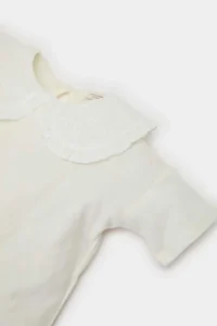 DeFacto Baby Girl Lace Collar Short Sleeve T-Shirt - Image 5