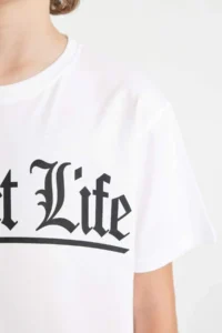 DeFacto Crew Neck Printed Short Sleeve T-Shirt Boy - Image 5