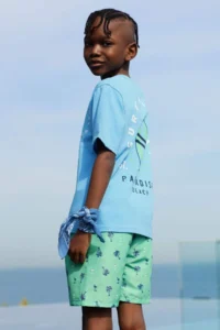 DeFacto Crew Neck Printed Short Sleeve T-Shirt Boy - Image 2