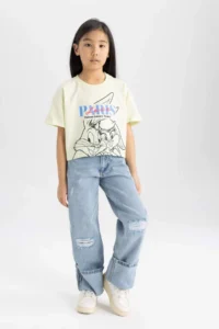 DeFacto Looney Tunes Crew Neck Short Sleeve T-Shirt Girls - Image 2