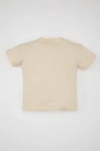 DeFacto Baby Boy Animal Patterned Short Sleeve T-Shirt - Image 5
