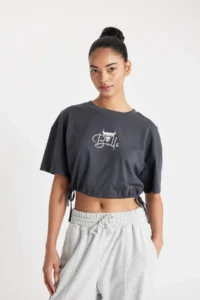 DeFacto NBA Chicago Bulls Crew Neck Short Sleeve T-Shirt - Image 6