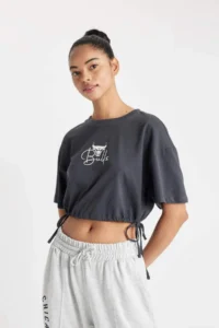 DeFacto NBA Chicago Bulls Crew Neck Short Sleeve T-Shirt - Image 7