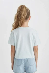DeFacto Hatsune Miku Crew Neck Short Sleeve T-Shirt Girls - Image 4
