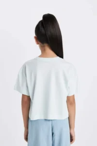DeFacto Hatsune Miku Crew Neck Short Sleeve T-Shirt Girls - Image 5