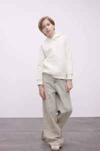 DeFacto Boy's Pocketed Hooded School Sweatshirt - Image 2