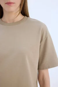 DeFacto Relax Fit Crew Neck Basic Plain Short Sleeve T-Shirt - Image 5