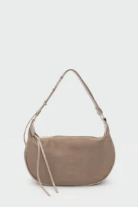 Shule Bags Poppin Suede Shoulder Bag Mink - Image 2