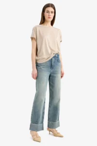 DeFacto Mink Women T-Shirt C8807AX/BG129 - Image 2