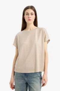 DeFacto Mink Women T-Shirt C8807AX/BG129 - Image 4