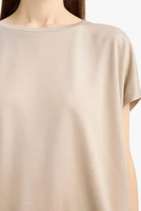 DeFacto Mink Women T-Shirt C8807AX/BG129 - Image 5