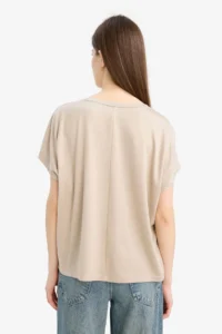 DeFacto Mink Women T-Shirt C8807AX/BG129 - Image 6