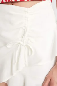 DeFacto with flywheel Basic Plain Linen Mini Skirt - Image 5