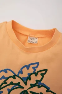 DeFacto Crew Neck Palm Tree Printed Short Sleeve T-Shirt for Baby Boy - Image 5