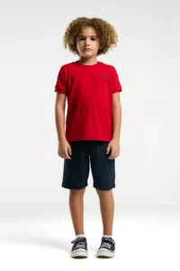 US Polo Assn. U.s. Polo Shirt Assn Boys' Navy Blue Bermuda Set - Image 3