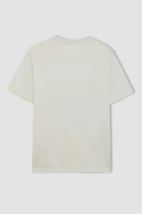 DeFacto Crew Neck Printed Short Sleeve T-Shirt Boy - Image 8