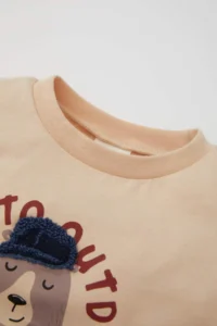 DeFacto Baby Boy Crew Neck Printed Short Sleeve T-Shirt - Image 2