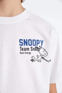 DeFacto Snoopy Crew Neck Short Sleeve T-Shirt Boy - Image 5
