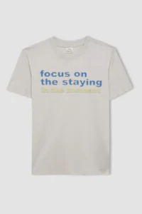 DeFacto Crew Neck Printed Short Sleeve T-Shirt Boy - Image 6