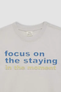 DeFacto Crew Neck Printed Short Sleeve T-Shirt Boy - Image 7