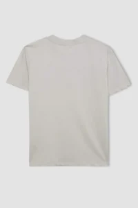 DeFacto Crew Neck Printed Short Sleeve T-Shirt Boy - Image 8