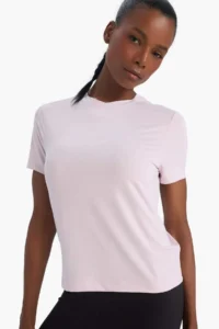 DeFacto Standard Fit Crew Neck Basic Plain Athlete Short Sleeve T-Shirt