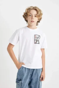 DeFacto One Piece Crew Neck Short Sleeve T-Shirt Boy