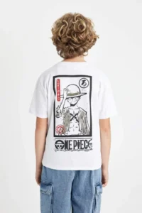 DeFacto One Piece Crew Neck Short Sleeve T-Shirt Boy - Image 4