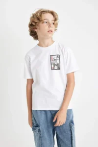 DeFacto One Piece Crew Neck Short Sleeve T-Shirt Boy - Image 6