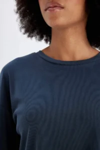 DeFacto Crop Crew Neck Sports Modal Short Sleeve T-Shirt - Image 6