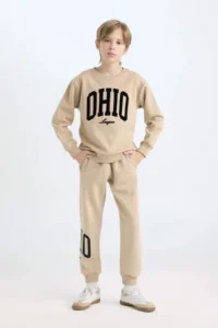 DeFacto Crew Neck Printed Sweatshirt Boy - Image 2