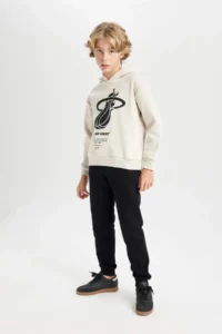 DeFacto NBA Miami Heat Hooded Sweatshirt Boy - Image 2