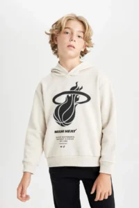 DeFacto NBA Miami Heat Hooded Sweatshirt Boy - Image 3