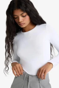 DeFacto White Women Long Sleeve T-shirt D3756AX/WT83 - Image 4