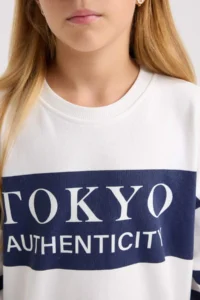 DeFacto Oversize Wide Fit Crew Neck Printed Sweatshirt Girl - Image 5