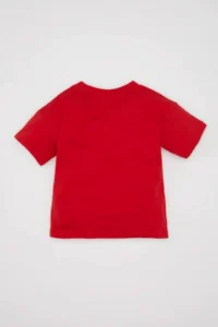 DeFacto Baby Boy Crew Neck Printed Short Sleeve T-Shirt - Image 4