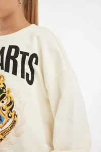 DeFacto Harry Potter Oversize Wide Fit Crew Neck Sweatshirt Girl - Image 5