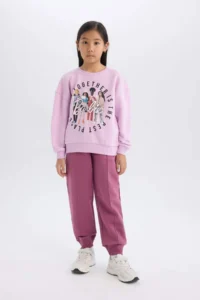 DeFacto Barbie Relax Fit Crew Neck Sweatshirt Girl - Image 2